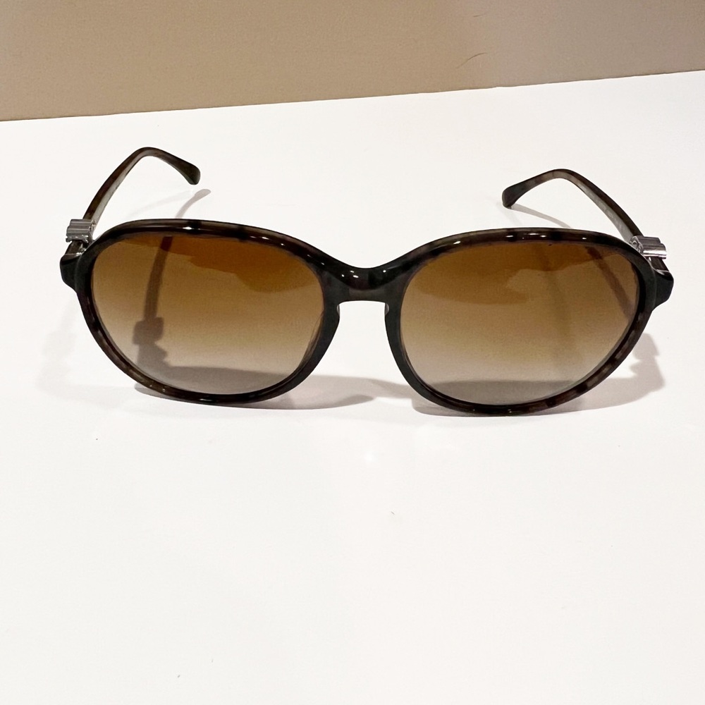 Chanel Gray Tortoise Polarized Sunglasses